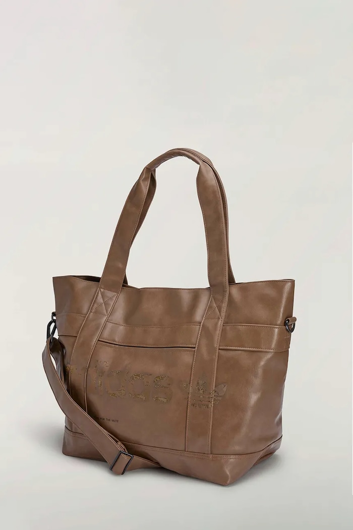 Αξεσουάρ adidas Originals ADI008 Bag x SFTM tote γυναικεία από απομίμηση δέρματος LE1288 καφέ