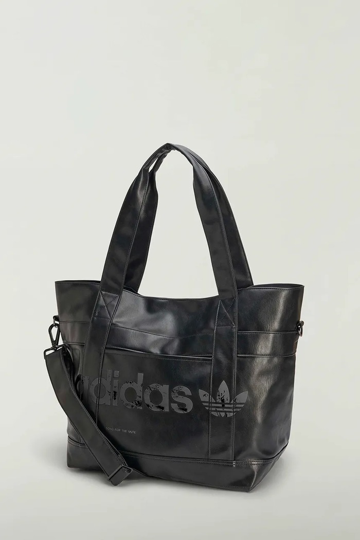 Αξεσουάρ adidas Originals ADI008 Bag x SFTM tote γυναικεία από απομίμηση δέρματος LE1287 μαύρο