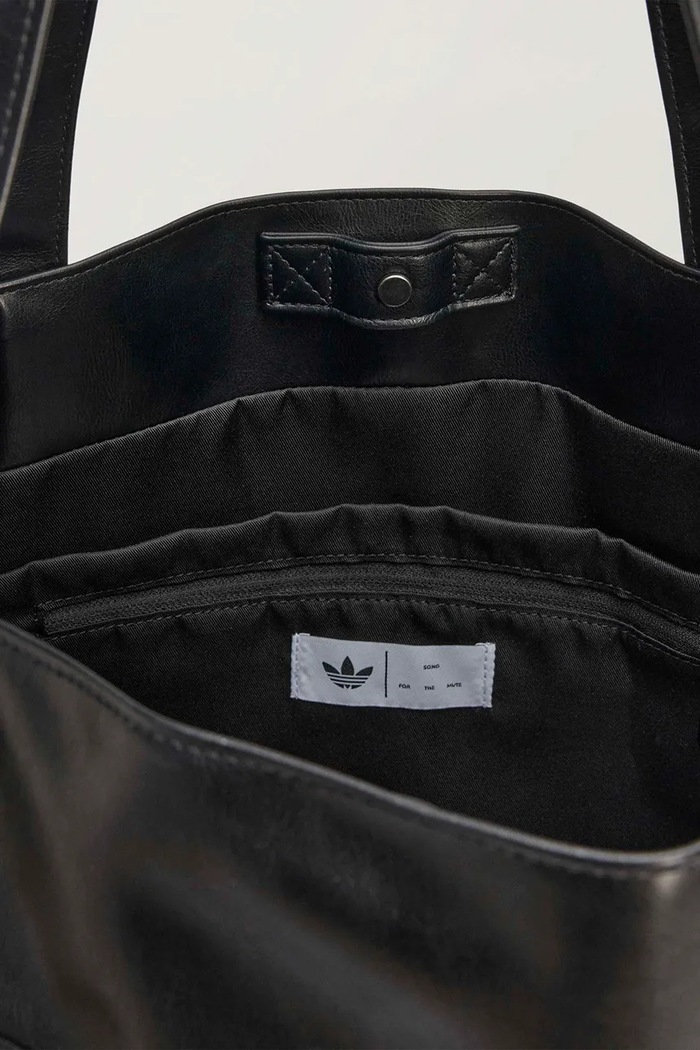 ADI008 Bag x SFTM tote γυναικεία από απομίμηση δέρματος adidas Originals LE1287 μαύρο