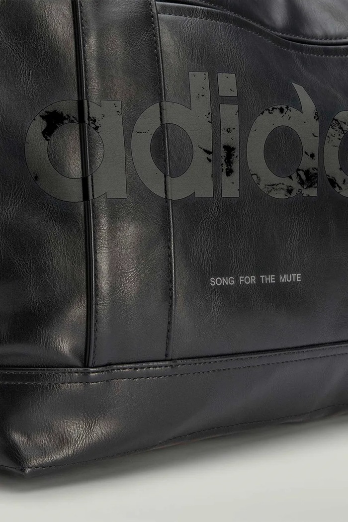 ADI008 Bag x SFTM tote γυναικεία από απομίμηση δέρματος adidas Originals μαύρο LE1287