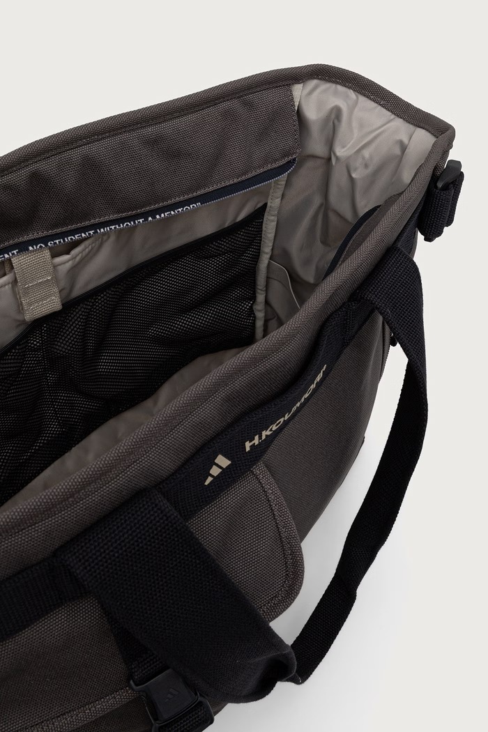 Torebka shopper damska Hermanos Koumori adidas Originals KT2067 brązowy