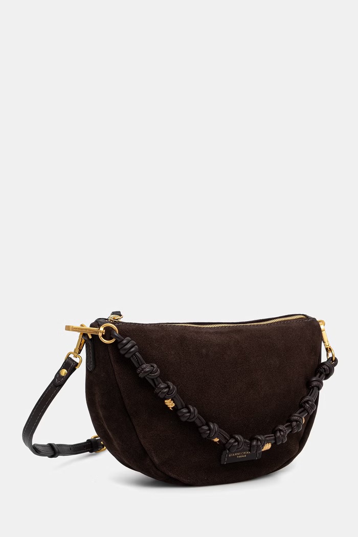 Gianni Chiarini torebka crossbody damska zamszowa CLEO BS.12690.CM.PL brązowy AW26