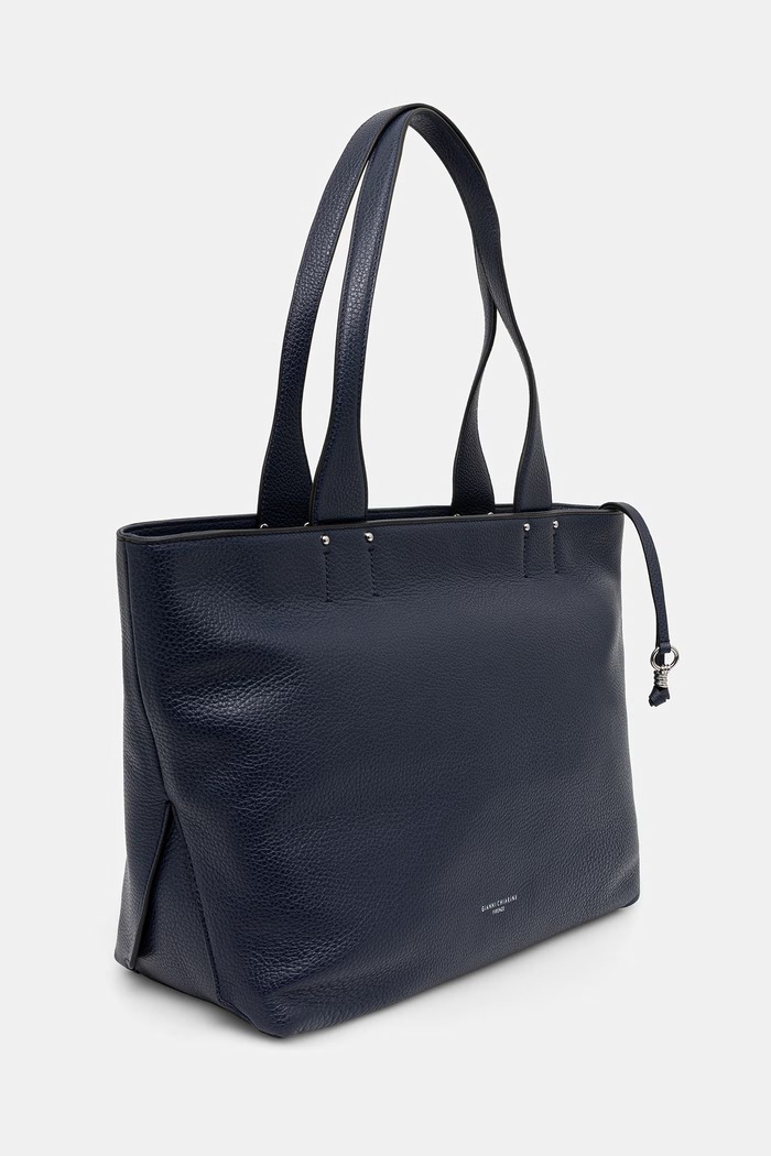 Gianni Chiarini torebka shopper damska skórzana BARBARA BS.12356/COMM.GRN granatowy AW26