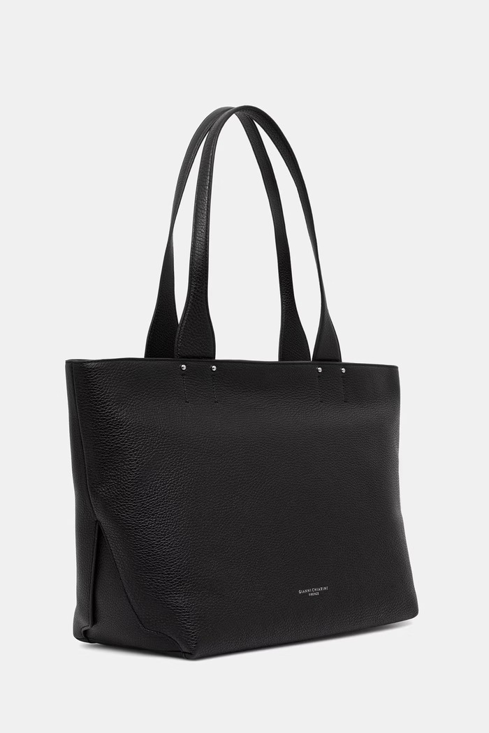 Gianni Chiarini torebka shopper damska skórzana BARBARA BS.12356/COMM.GRN czarny AW26