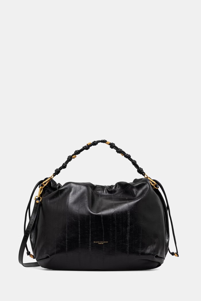 Gianni Chiarini torebka shopper damska skórzana MORGANA czarny BS.12260.EEL