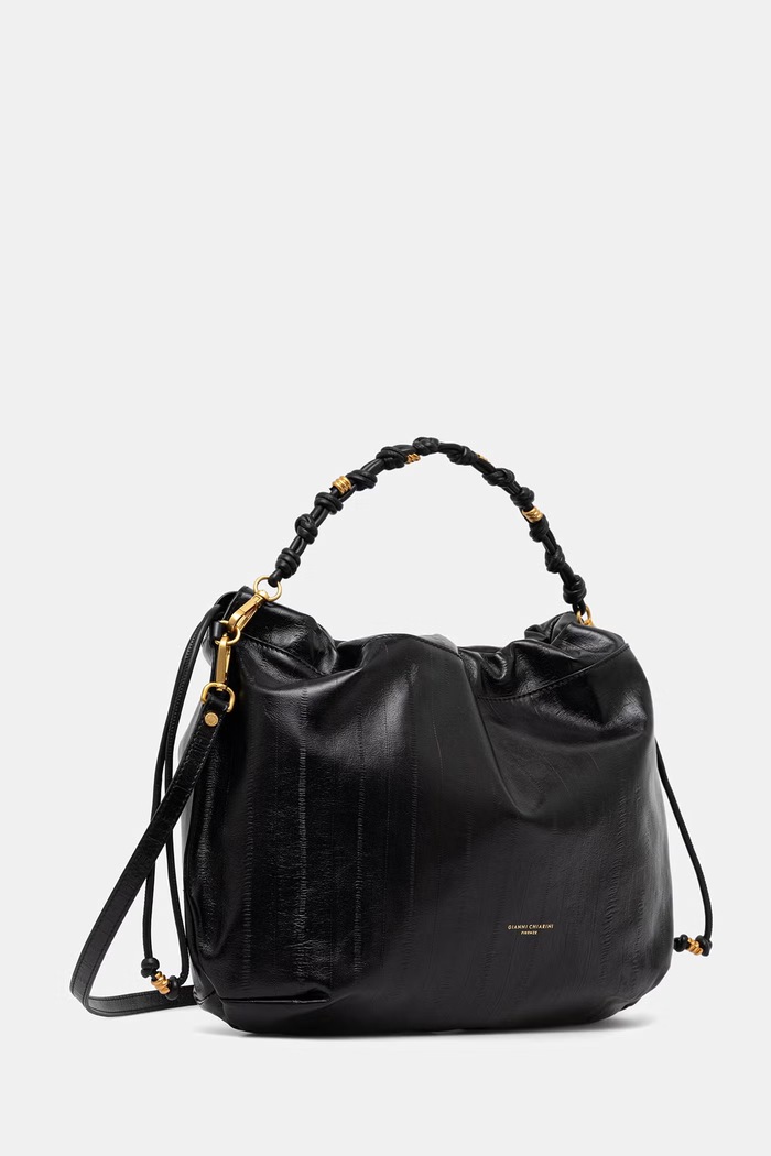 Gianni Chiarini torebka shopper damska skórzana MORGANA BS.12260.EEL czarny AW26