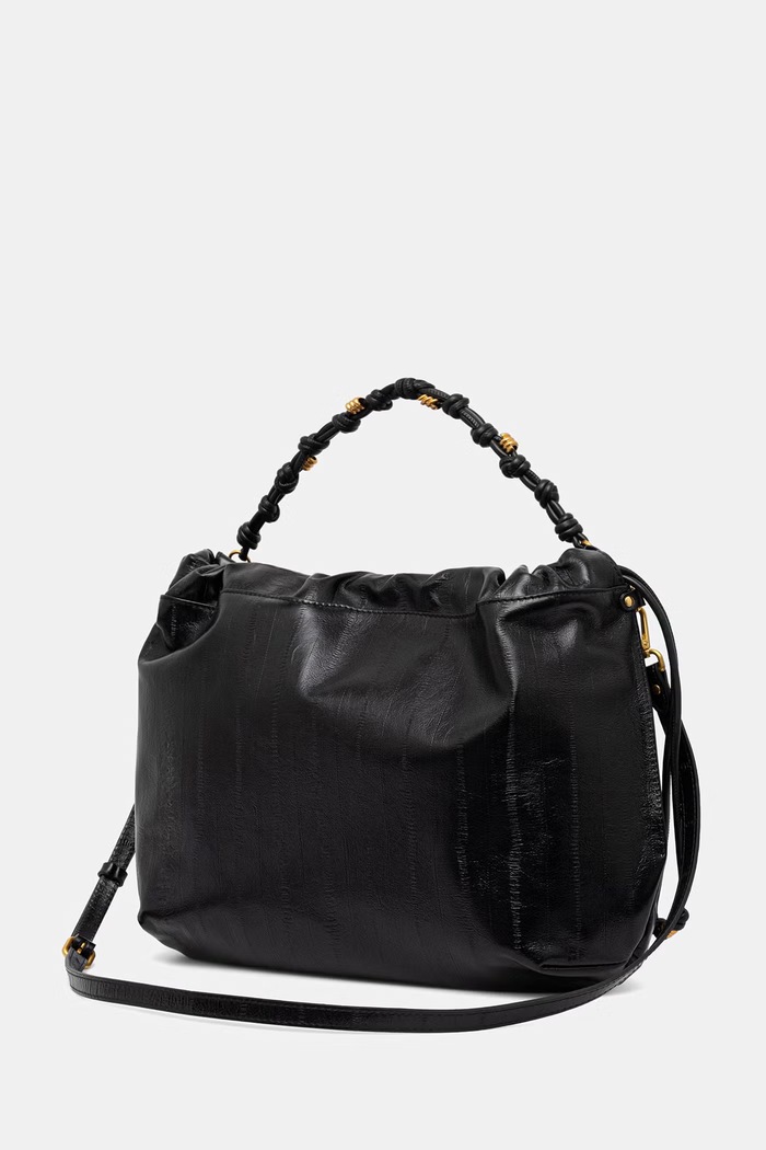 Akcesoria Gianni Chiarini torebka shopper damska skórzana MORGANA BS.12260.EEL czarny