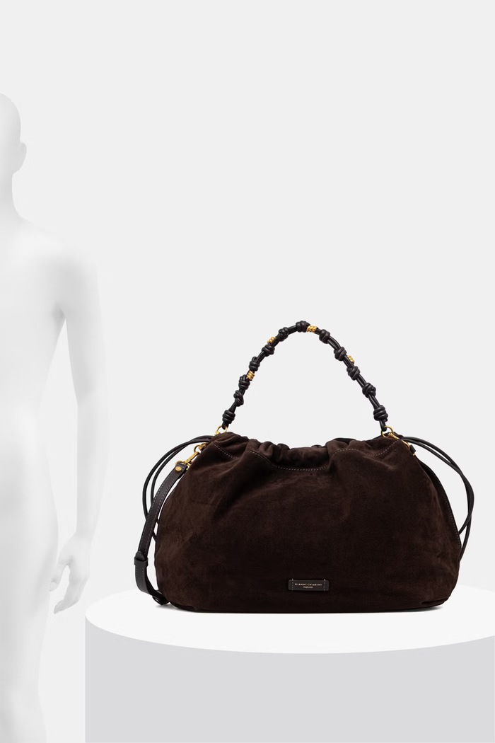 Gianni Chiarini torebka shopper damska zamszowa MORGANA BS.12260.CM.PL