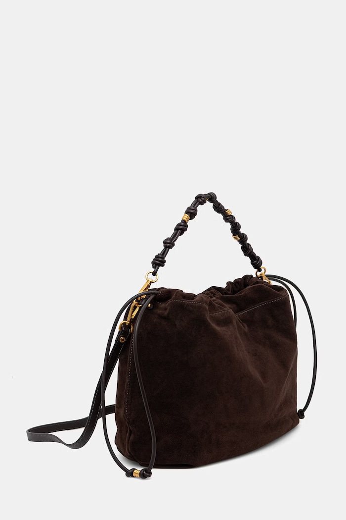 Gianni Chiarini torebka shopper damska zamszowa MORGANA BS.12260.CM.PL brązowy AW26