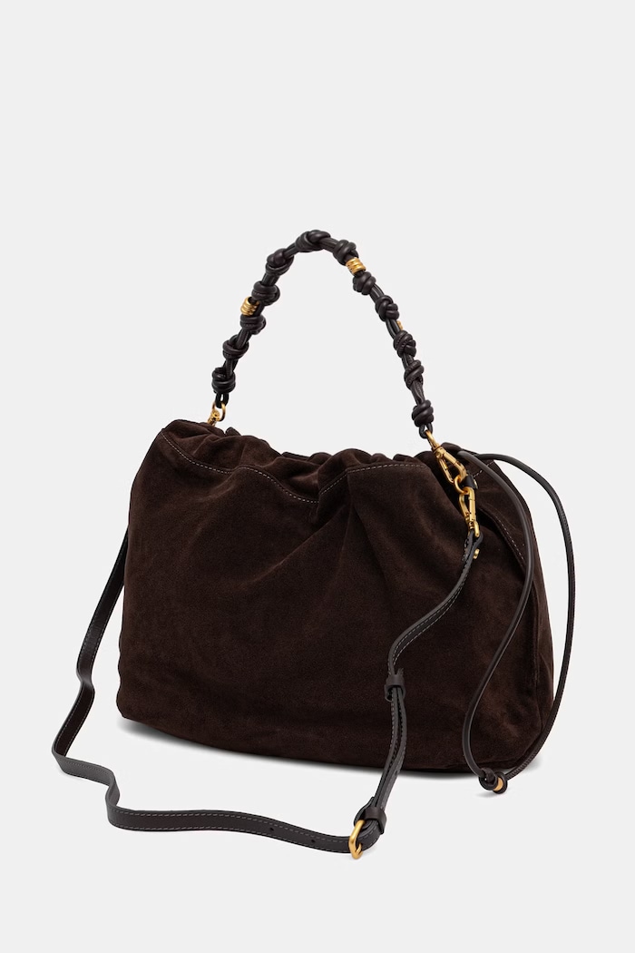 Akcesoria Gianni Chiarini torebka shopper damska zamszowa MORGANA BS.12260.CM.PL brązowy