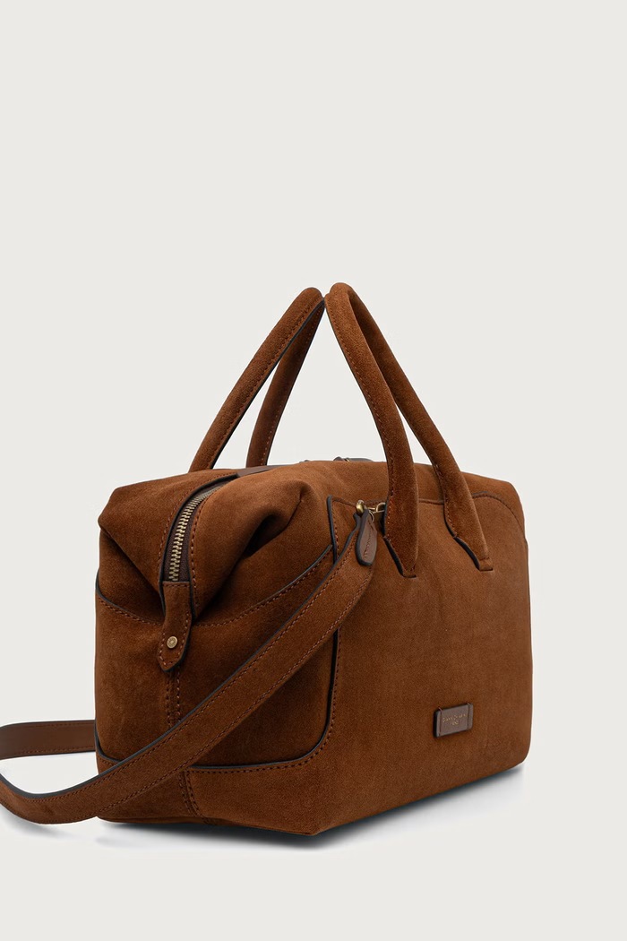 Gianni Chiarini torebka damska zamszowa GEMMA BS.12241/COMM.CM.PL brązowy AW26