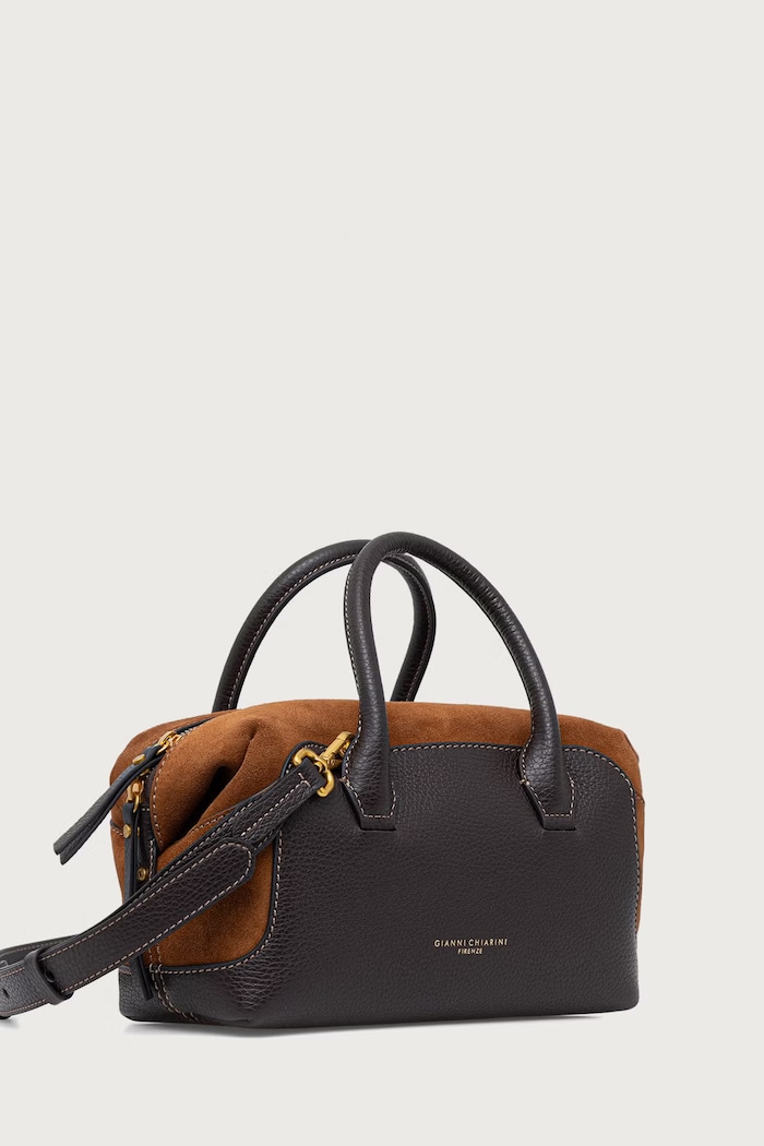 Akcesoria Gianni Chiarini torebka crossbody damska skórzana GEMMA BS.12240/COMM.GRN.CM brązowy