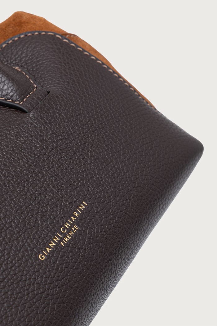 Gianni Chiarini torebka crossbody damska skórzana GEMMA brązowy BS.12240/COMM.GRN.CM