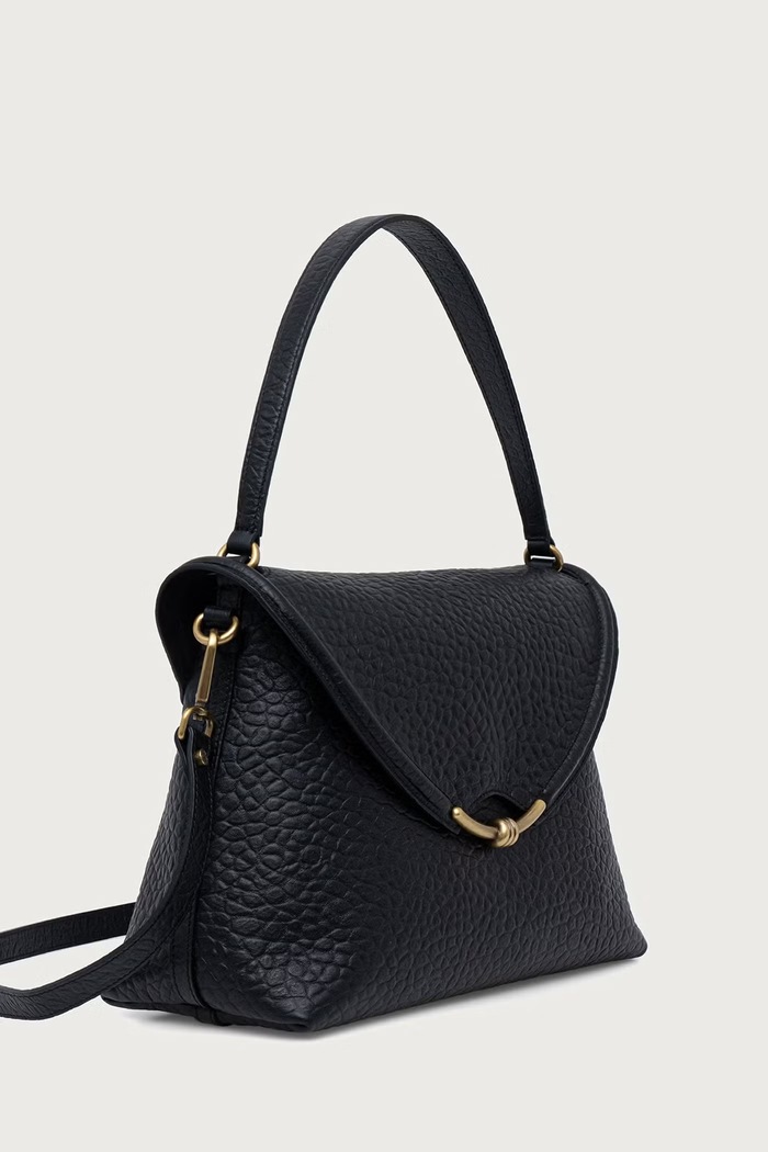 Gianni Chiarini torebka damska skórzana BEA BS.12162.MNT czarny AW26