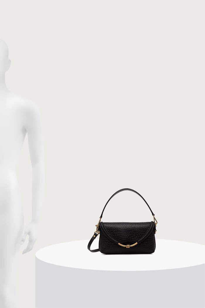 Torebka crossbody damska skórzana BEA Gianni Chiarini czarny BS.12160.MNT