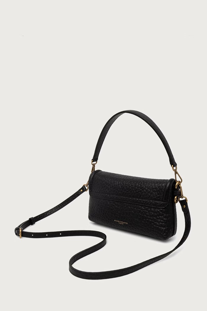 Akcesoria Gianni Chiarini Torebka crossbody damska skórzana BEA BS.12160.MNT czarny
