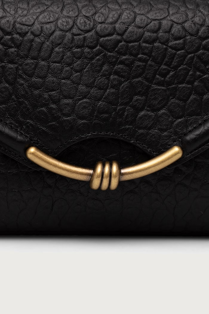 Torebka crossbody damska skórzana BEA Gianni Chiarini BS.12160.MNT czarny