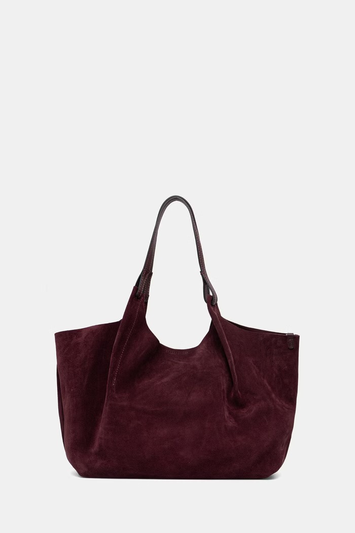 Akcesoria Gianni Chiarini torebka shopper damska skórzana DUA BS.9800.CM.PL bordowy