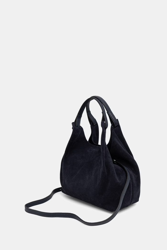 Akcesoria Gianni Chiarini torebka crossbody damska zamszowa DUA BS.9799.CM.PL granatowy