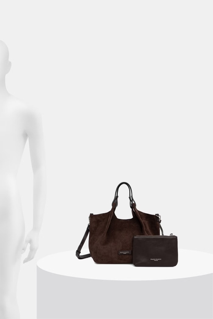 Gianni Chiarini torebka crossbody damska zamszowa DUA BS.9799.CM.PL