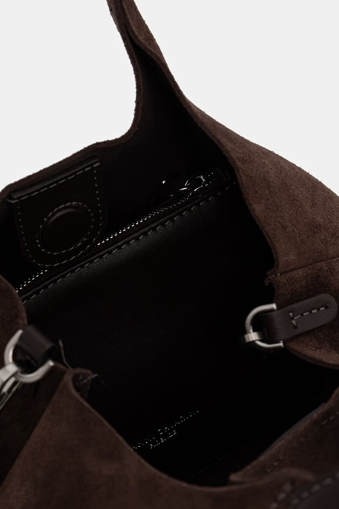Gianni Chiarini torebka crossbody damska zamszowa DUA brązowy BS.9799.CM.PL