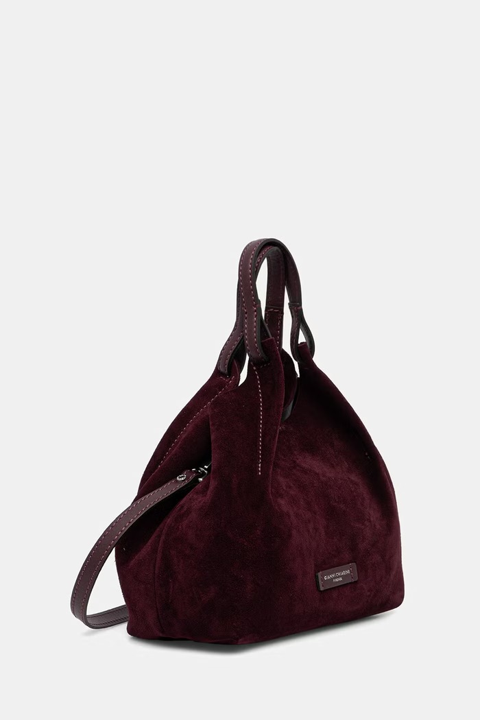 Gianni Chiarini torebka crossbody damska zamszowa DUA BS.9799.CM.PL bordowy AW26