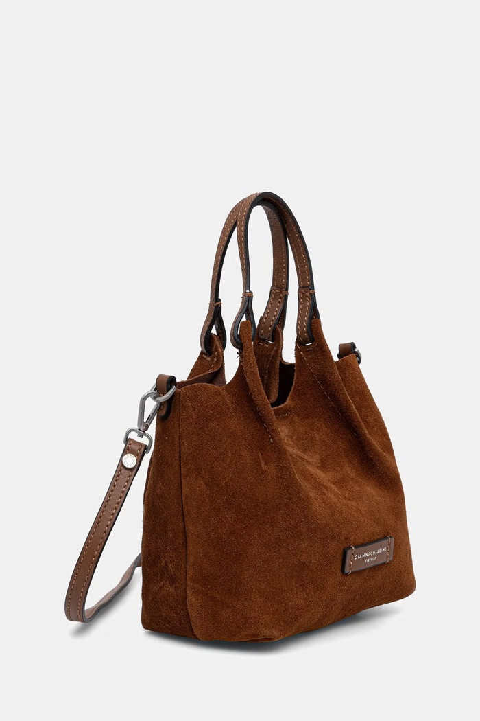 Gianni Chiarini torebka crossbody damska zamszowa DUA BS.9798.CM.PL brązowy AW26