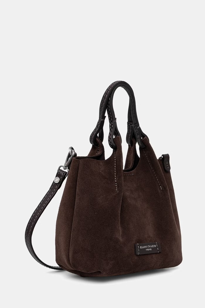 Gianni Chiarini torebka crossbody damska zamszowa DUA BS.9798.CM.PL brązowy AW26
