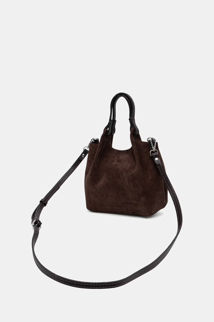 Akcesoria Gianni Chiarini torebka crossbody damska zamszowa DUA BS.9798.CM.PL brązowy