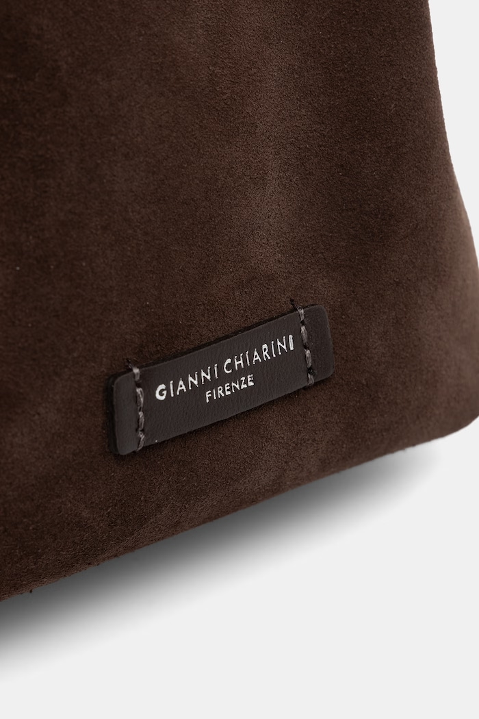 Gianni Chiarini torebka crossbody damska zamszowa DUA brązowy BS.9798.CM.PL