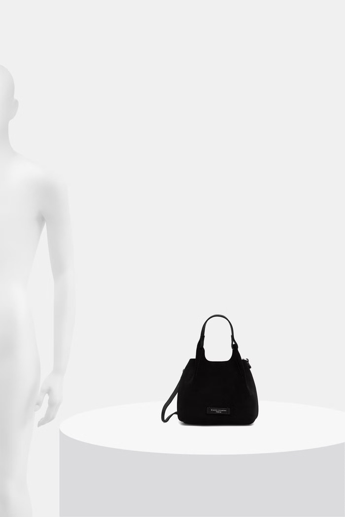 Gianni Chiarini torebka crossbody damska zamszowa DUA BS.9798.CM.PL czarny