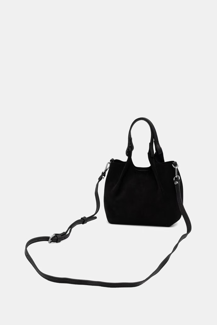 Akcesoria Gianni Chiarini torebka crossbody damska zamszowa DUA BS.9798.CM.PL czarny