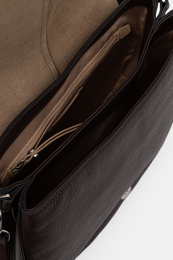 Gianni Chiarini torebka crossbody damska skórzana HELENA ROUND BS.9037/COMM.GRN brązowy