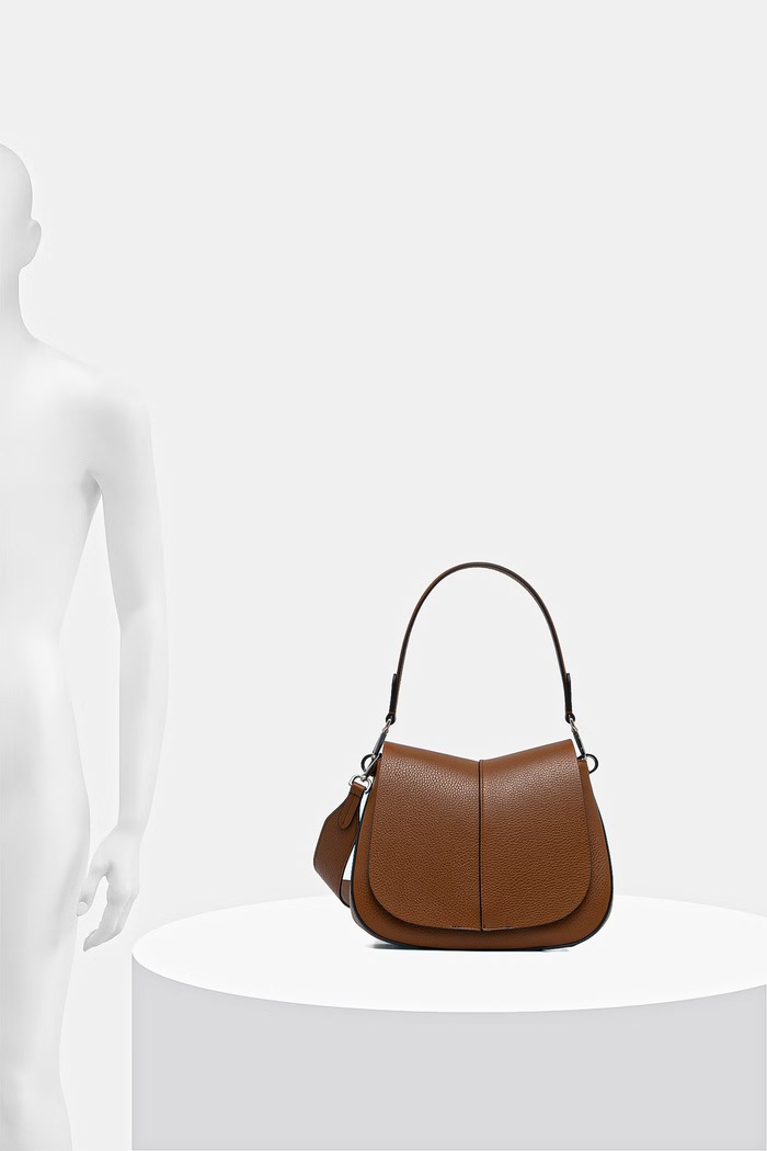Gianni Chiarini torebka crossbody damska skórzana HELENA ROUND BS.9036/COMM.GRN