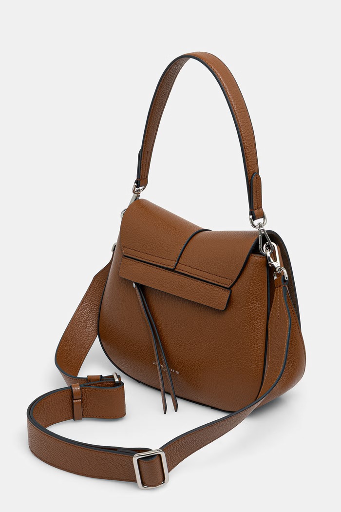 Akcesoria Gianni Chiarini torebka crossbody damska skórzana HELENA ROUND BS.9036/COMM.GRN brązowy