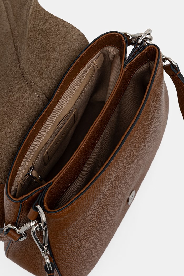 Gianni Chiarini torebka crossbody damska skórzana HELENA ROUND BS.9036/COMM.GRN brązowy