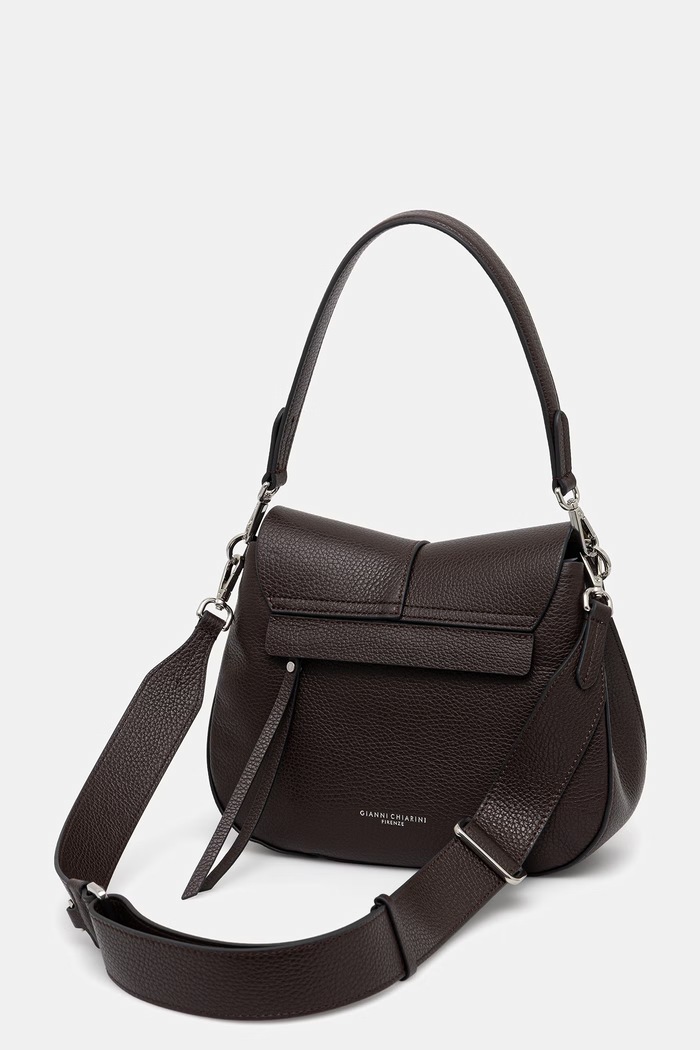 Akcesoria Gianni Chiarini torebka crossbody damska skórzana HELENA ROUND BS.9036/COMM.GRN brązowy