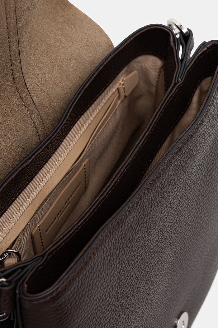 Gianni Chiarini torebka crossbody damska skórzana HELENA ROUND BS.9036/COMM.GRN brązowy