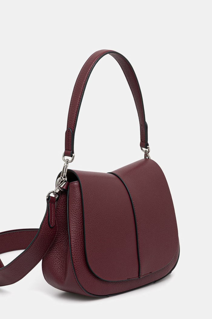 Gianni Chiarini torebka crossbody damska skórzana HELENA ROUND BS.9036/COMM.GRN bordowy AW26