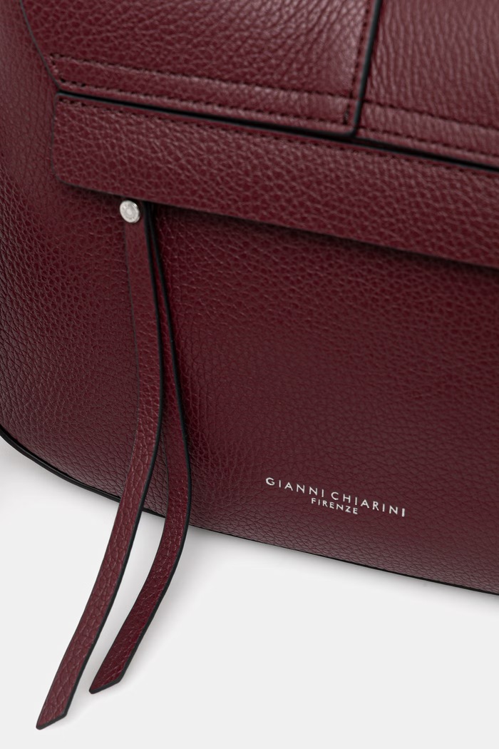 Gianni Chiarini torebka crossbody damska skórzana HELENA ROUND bordowy BS.9036/COMM.GRN