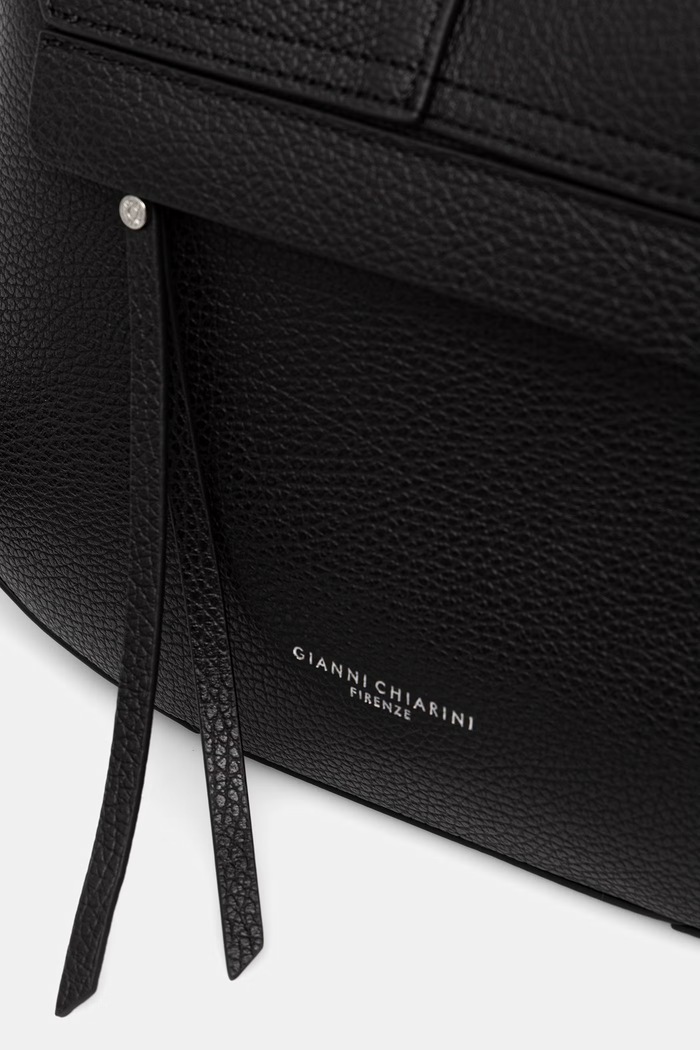 Gianni Chiarini torebka crossbody damska skórzana HELENA ROUND czarny BS.9036/COMM.GRN