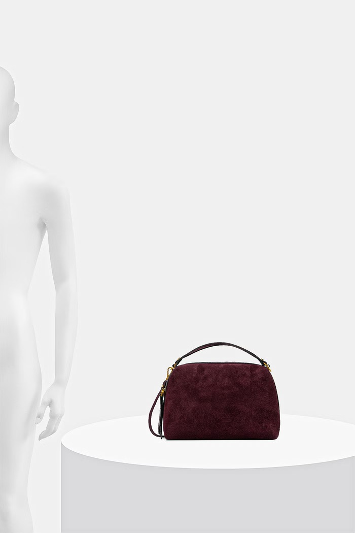 Gianni Chiarini torebka crossbody damska zamszowa ALIFA BS.8628.CM.STEMU