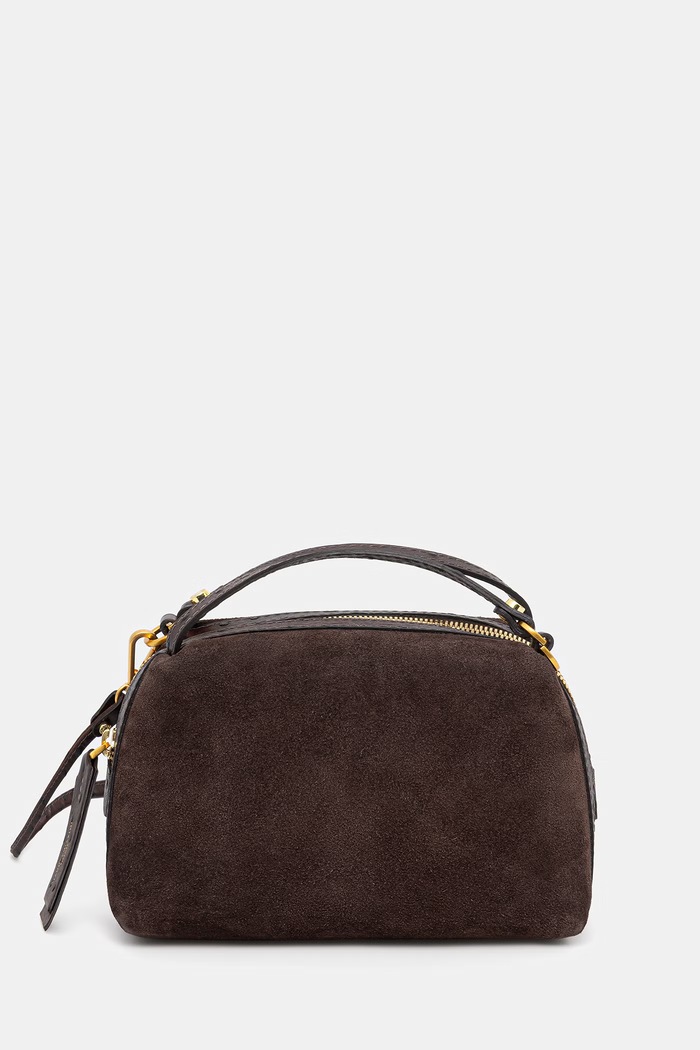 Gianni Chiarini torebka damska zamszowa ALIFA brązowy BS.8625.CM.STEMU