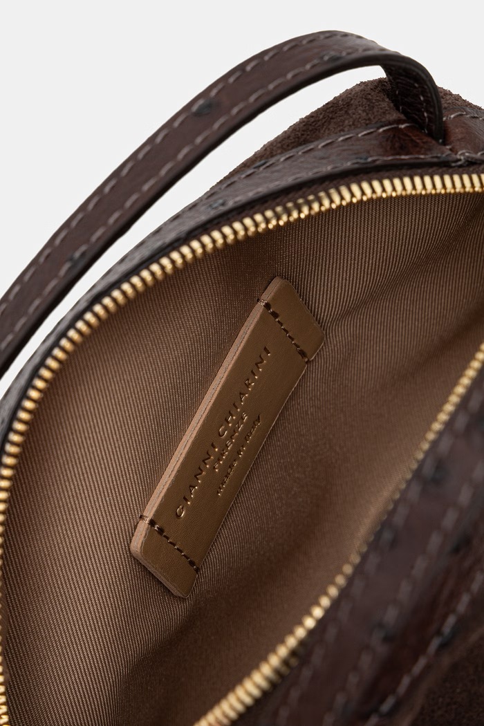 Gianni Chiarini torebka damska zamszowa ALIFA BS.8625.CM.STEMU brązowy