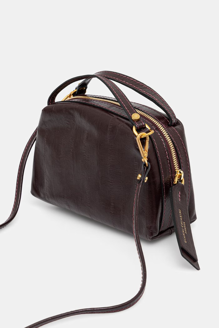 Akcesoria Gianni Chiarini torebka crossbody damska skórzana ALIFA BS.8255.EEL bordowy