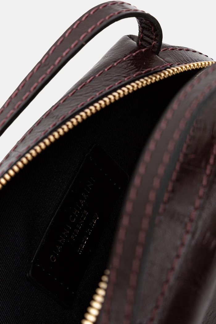 Gianni Chiarini torebka crossbody damska skórzana ALIFA BS.8255.EEL bordowy