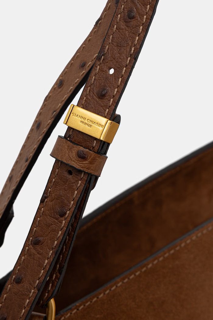 Gianni Chiarini torebka tote damska zamszowa BLOOM brązowy BS.12727.CM.STEMU