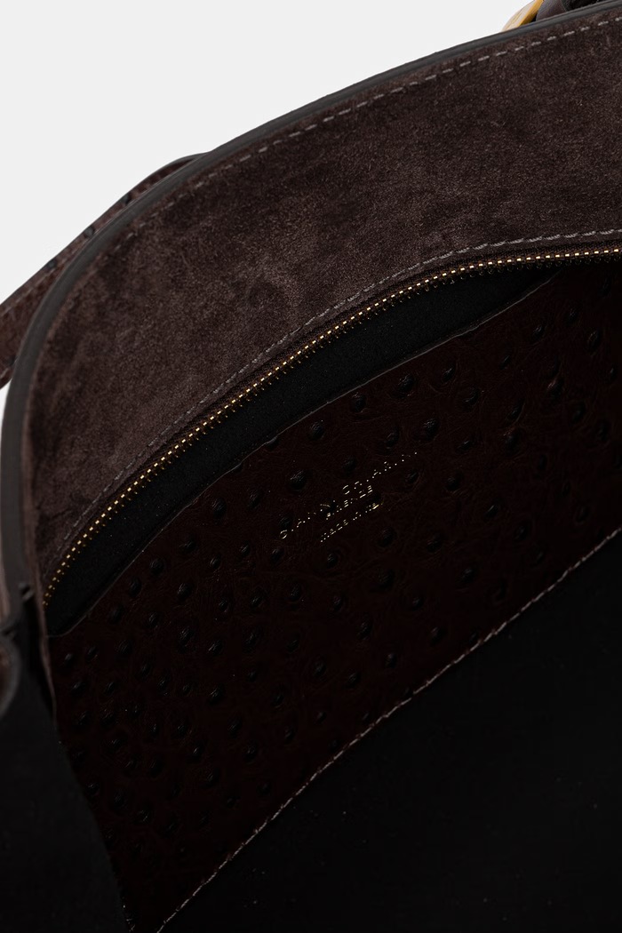 Gianni Chiarini torebka tote damska zamszowa BLOOM BS.12727.CM.STEMU brązowy