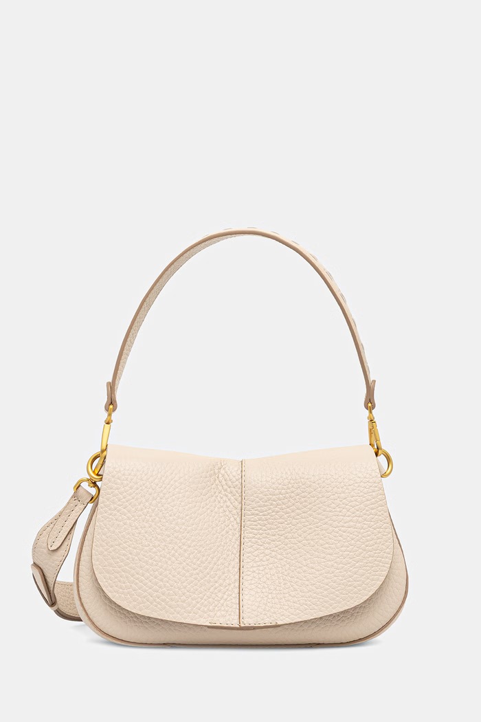 Gianni Chiarini torebka crossbody damska skórzana HELENA ROUND beżowy BS.12718.RNG
