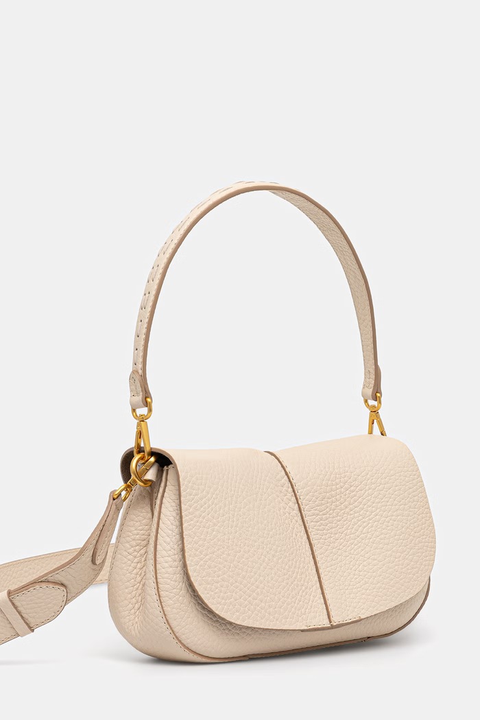 Gianni Chiarini torebka crossbody damska skórzana HELENA ROUND BS.12718.RNG beżowy AW26